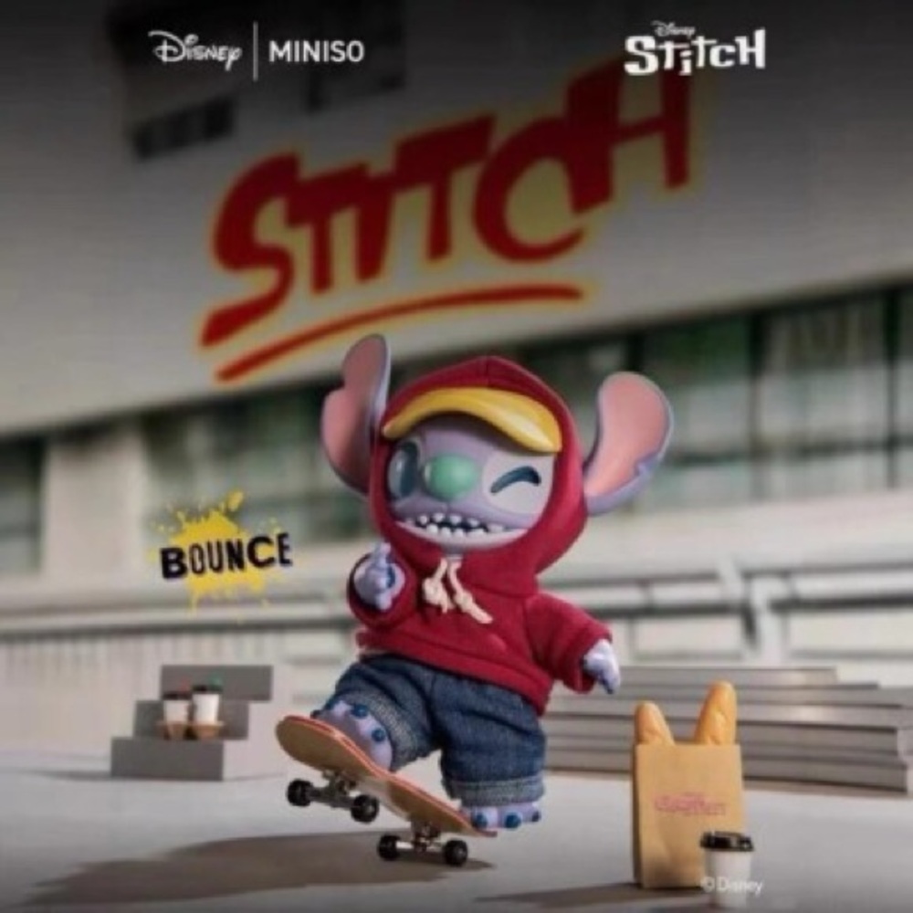 NWT Miniso | Disney Stitch Gen Z Keychain Confirmed Bounce Open Box